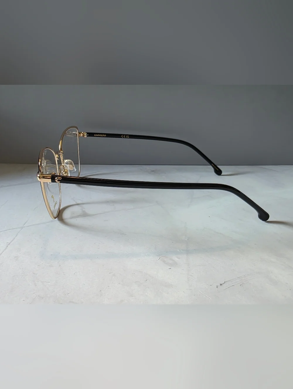 Carrera Gold Black Eyeglass Frames Brand New